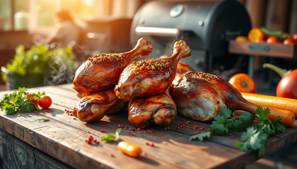 smoked chicken legs and thighs method smoked chicken legs