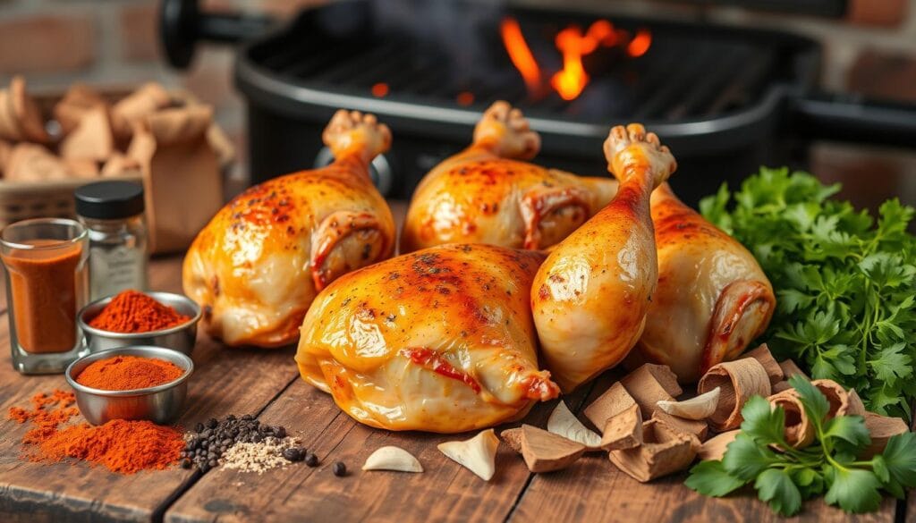 smoked chicken legs and thighs recipe chicken legs