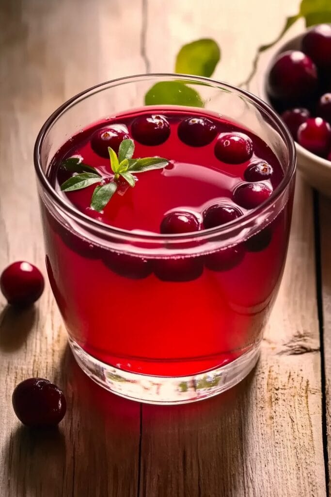 Cranberry Juice and Apple Cider Vinegar
