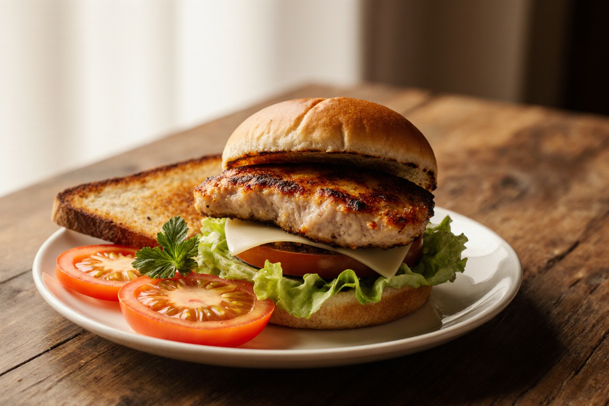 chicken breast burger recipe