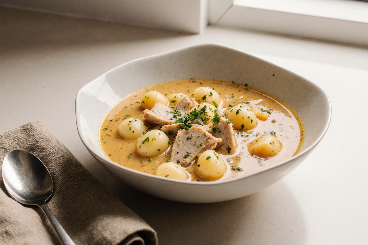 Rotisserie Chicken Gnocchi Soup